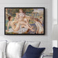 The Large Bathers, 1884-1887 - Floater Framed Canvas Print