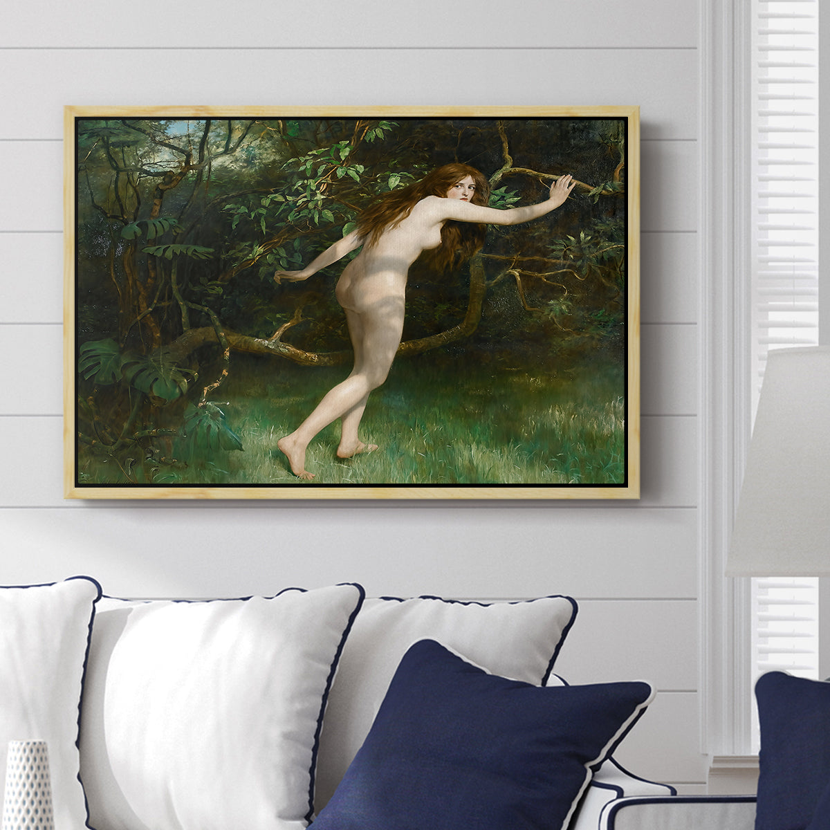 Eve, 1911 - Floater Framed Canvas Print