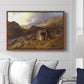 Lledr Valley in Wales, 1864 - Floater Framed Canvas Print