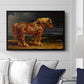 The Shire Horse Elephant in an Extensive Landscape, c. 1850s - Floater Framed Canvas Print