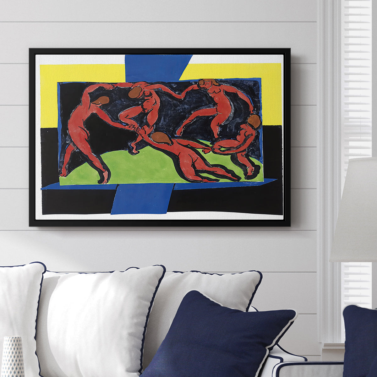 The Dance (La Danse), 1939 - Floater Framed Canvas Print