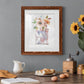 Mini Bouquet II - Premium Framed Print - Distressed Barnwood Frame - Ready to Hang