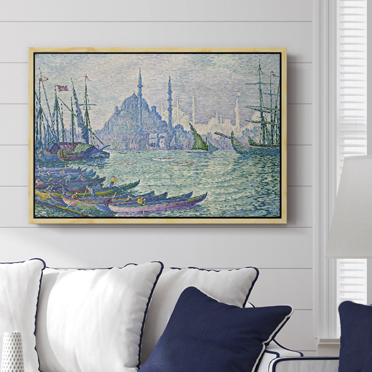 The Golden Horn, Minarets, 1907 - Floater Framed Canvas Print