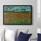 Field with Poppies, 1889 - Floater Framed Canvas Print