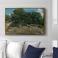 Fontainebleau: Oak Trees at Bas-Bréau, c. 1830-1835 - Floater Framed Canvas Print
