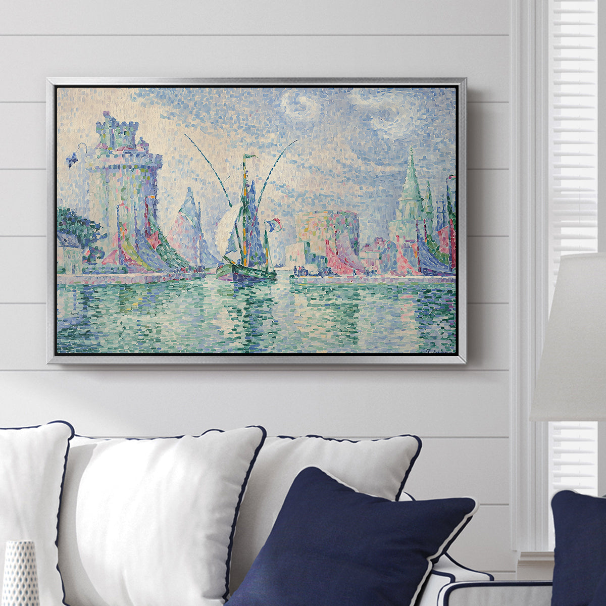 The Green Towers (Les tours vertes, la Rochelle), 1913 - Floater Framed Canvas Print