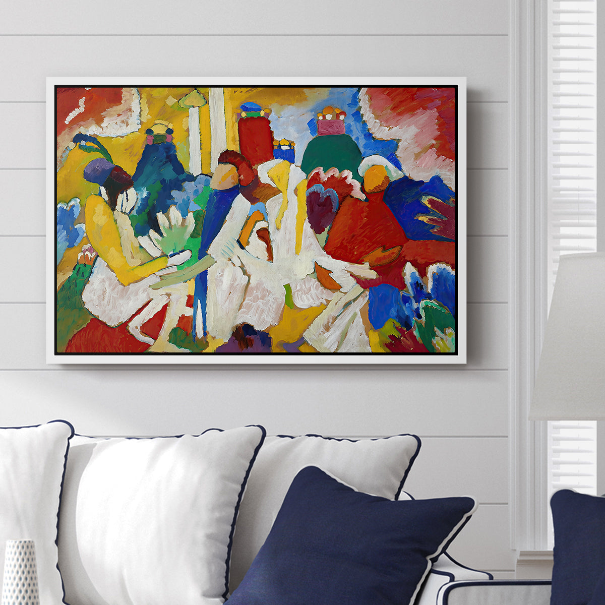 Oriental, 1909 - Floater Framed Canvas Print