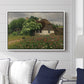 Farmhouse with Meadow Flowers, 1909 - Floater Framed Canvas Print