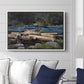 Hudson River, 1892 - Floater Framed Canvas Print