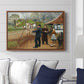L. A. Ring Painting near Aasum Smithy, 1893 - Floater Framed Canvas Print