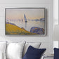 Evening Calm, Concarneau, Opus 220, 1891 - Floater Framed Canvas Print