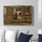 Interior of the Terninck Institution in Antwerp, 1884 - Floater Framed Canvas Print