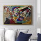 Fragment 2 for Composition VII, 1913 - Floater Framed Canvas Print