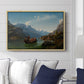 Bridal Procession on the Hardangerfjord, 1848 - Floater Framed Canvas Print