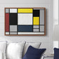 Composition with Yellow, Red, Black, Blue, and Gray, 1920 - Floater Framed Canvas Print
