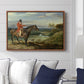 John Levett Hunting at Wychnor, Staffordshire, 1818 - Floater Framed Canvas Print