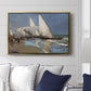 The Beach at Valencia, 1908 - Floater Framed Canvas Print