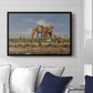 On the Banks of the Nile, Upper Egypt, 1876 - Floater Framed Canvas Print