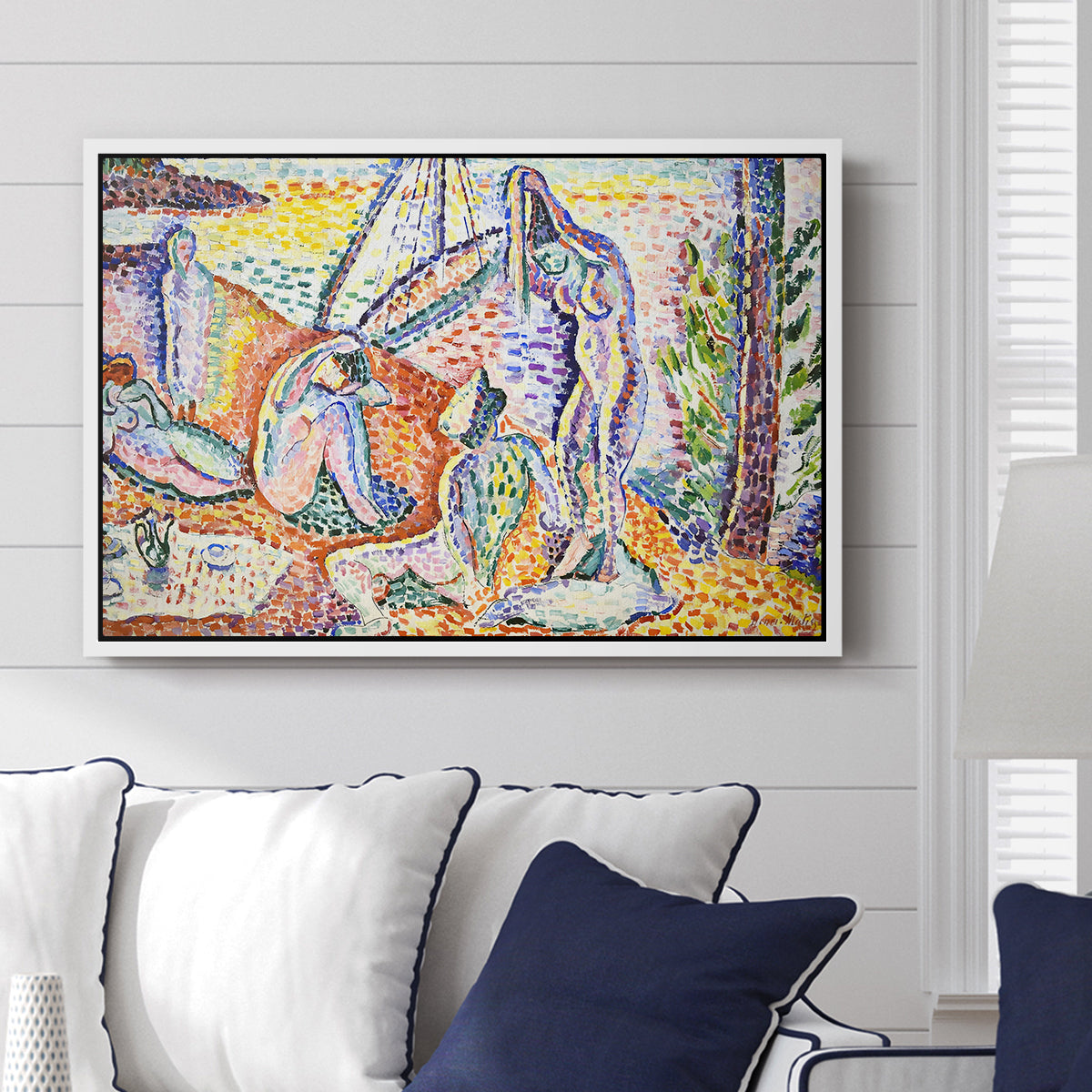 Luxe, Calme et Volupté, 1904 - Floater Framed Canvas Print