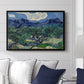 Olive Trees with the Alpilles in the Background, 1889 - Floater Framed Canvas Print