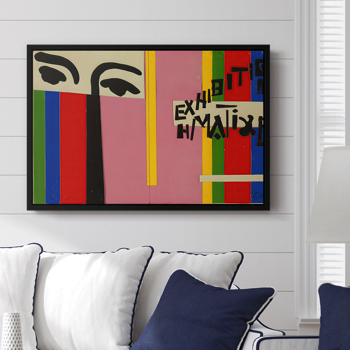 Design for Cover of Exhibition Catalogue, 1951 - Floater Framed Canvas Print