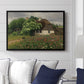 Farmhouse with Meadow Flowers, 1909 - Floater Framed Canvas Print