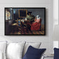 The Glass of Wine, c. 1660 - Floater Framed Canvas Print