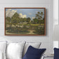The Painter's Garden at Saint-Privé, 1886 - Floater Framed Canvas Print