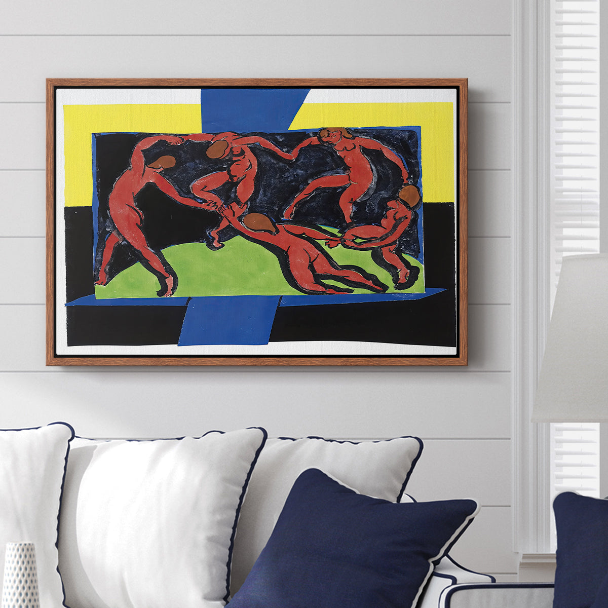 The Dance (La Danse), 1939 - Floater Framed Canvas Print