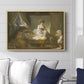 The Visit to the Nursery, c. 1775 - Floater Framed Canvas Print