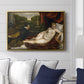 Venus with an Organist and a Dog, c. 1550 - Floater Framed Canvas Print