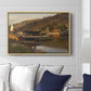 Landingsbrygge Husvik, Drøbak, 1875 - Floater Framed Canvas Print