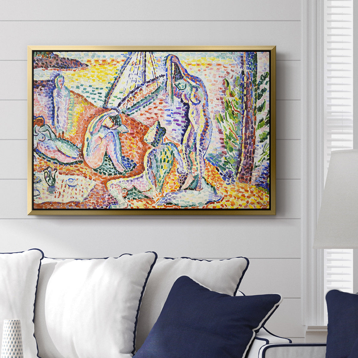 Luxe, Calme et Volupté, 1904 - Floater Framed Canvas Print