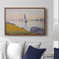 Evening Calm, Concarneau, Opus 220, 1891 - Floater Framed Canvas Print