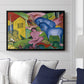 The Dream, 1912 - Floater Framed Canvas Print