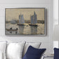 Two Schooners, Gloucester, c. 1880 - Floater Framed Canvas Print