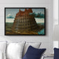 The Tower of Babel, c. 1568 - Floater Framed Canvas Print