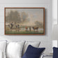 Cows in a Marshy Landscape, c. 1873-1874 - Floater Framed Canvas Print