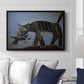 Cat Catching a Bird, 1939 - Floater Framed Canvas Print