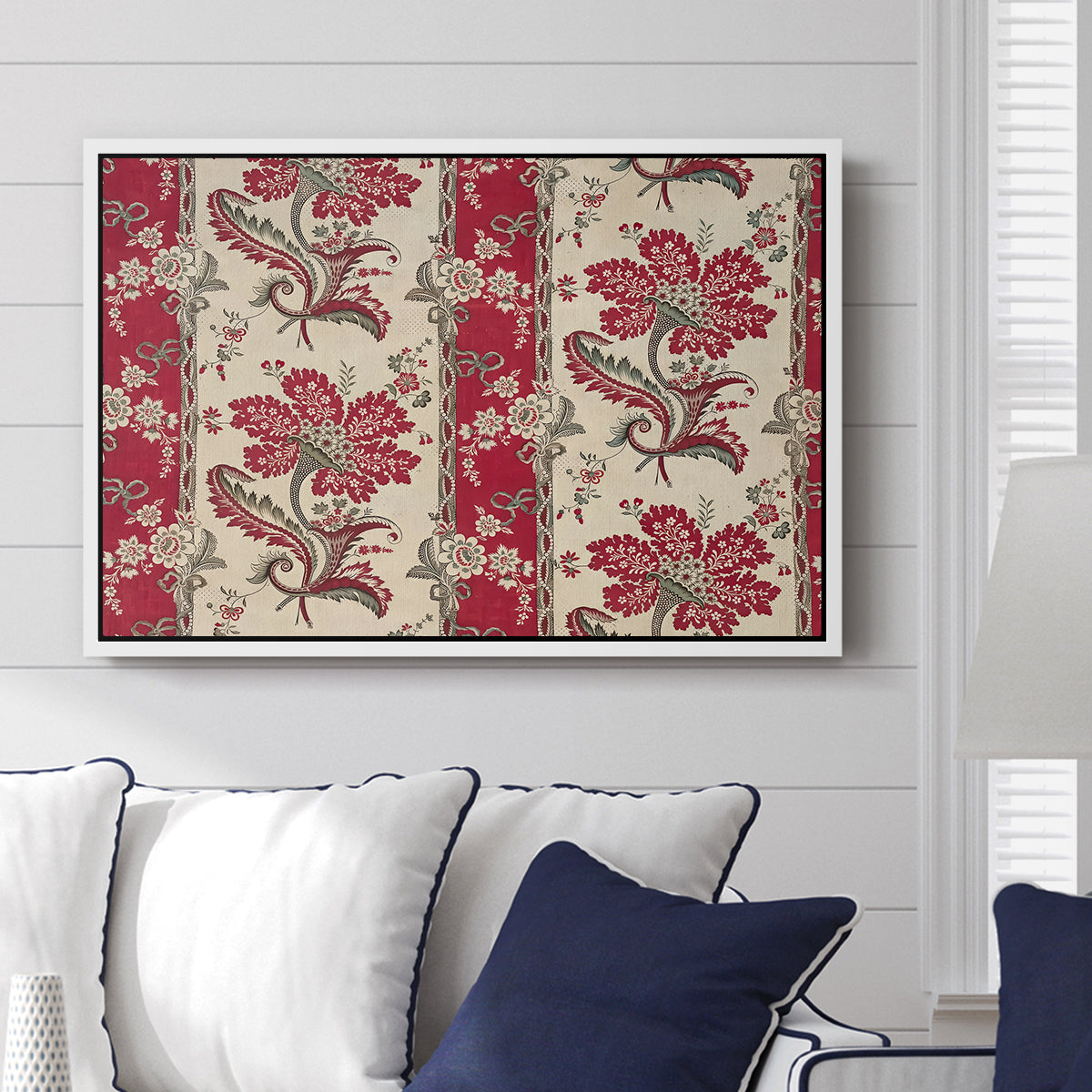 The Flowering Cornucopia (La Corne Fleurie), c. 1789-1850 - Floater Framed Canvas Print