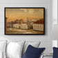 The Riding School at Akershus Castle, 1846 - Floater Framed Canvas Print