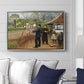 L. A. Ring Painting near Aasum Smithy, 1893 - Floater Framed Canvas Print