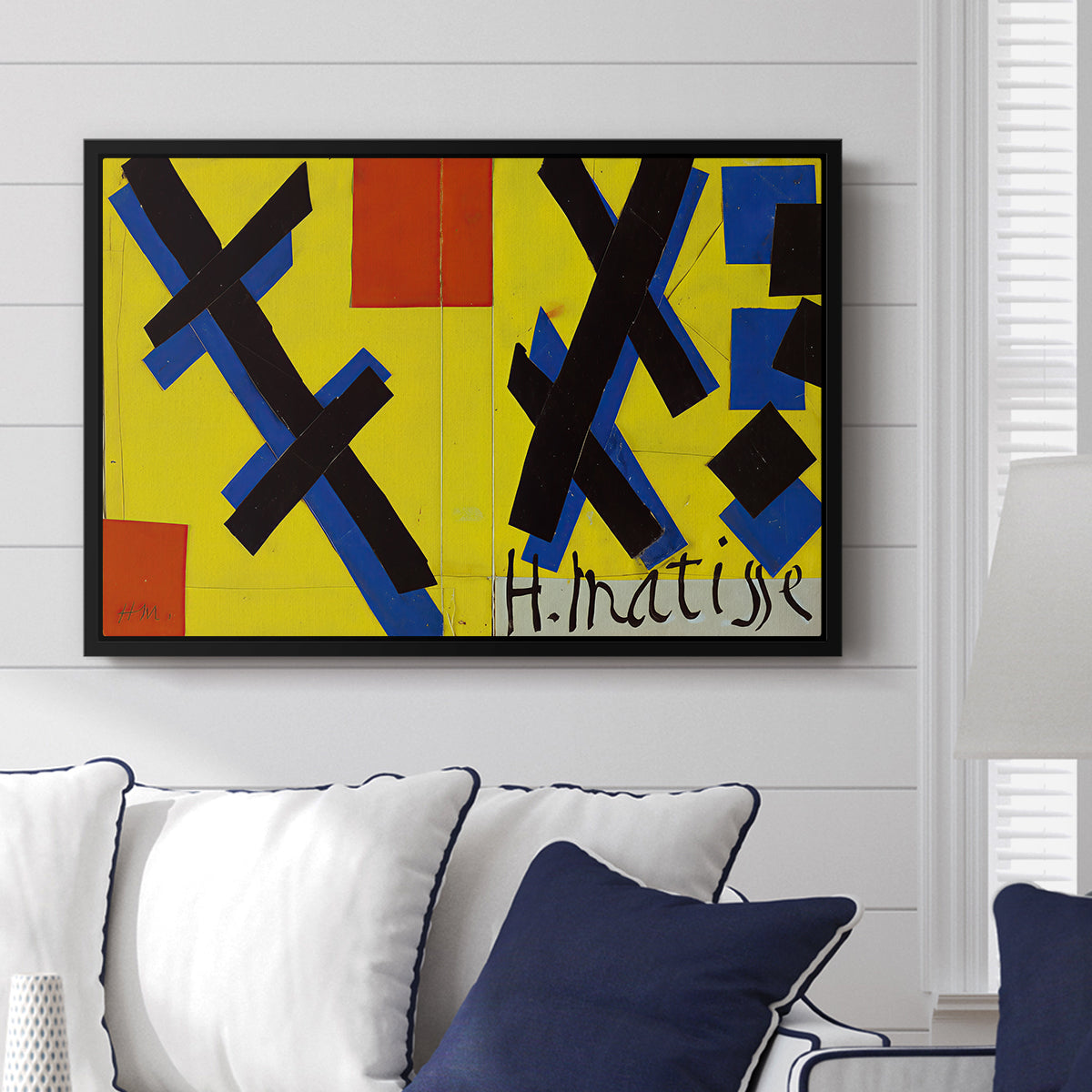 Cover Design for Matisse: His Art and His Public, 1951 - Floater Framed Canvas Print