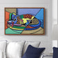 A Dog Named Picasso - Floater Framed Canvas Print