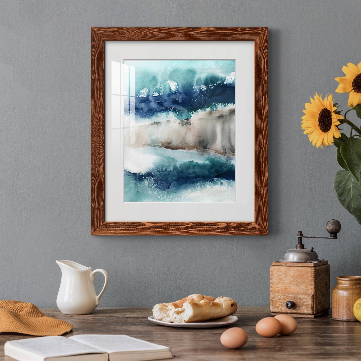 Shifting Sands - Premium Framed Print - Distressed Barnwood Frame - Ready to Hang