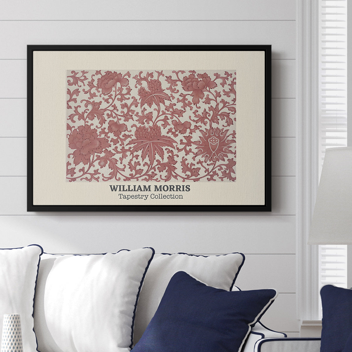 Examples of Chinese Ornament, Pl. XCIII (Morris Inspired), 1867 - Floater Framed Canvas Print