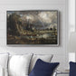 Salisbury Cathedral from the Meadows (Detail), 1831 - Floater Framed Canvas Print