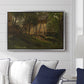 German Farm, 1859 - Floater Framed Canvas Print