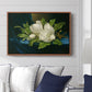 Giant Magnolias on a Blue Velvet Cloth, c. 1890 - Floater Framed Canvas Print