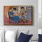 Domino Players, 1921 - Floater Framed Canvas Print